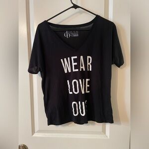 Dare To Be “Wear Love Out” Graphic Tee | Size M